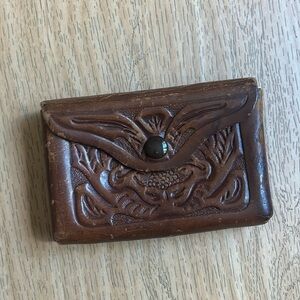 Vintage Leather Belt Pouch